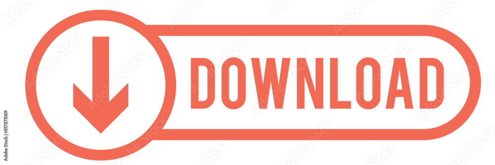 Download button design on white background .Vector Illustration. Download button design on white background .Vector Illustration.