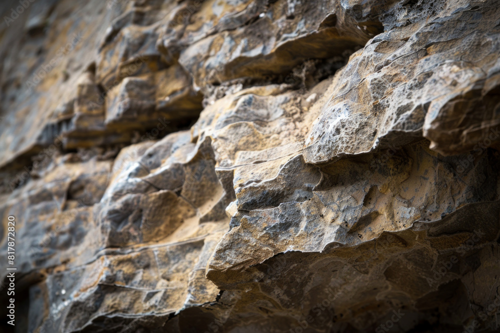 A close-up of a piece of rough-hewn stone, showcasing its natural texture and rugged beauty. A close-up of a piece of rough-hewn stone, showcasing its natural texture and rugged beauty.