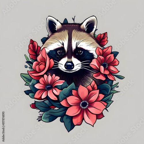 flower Raccoon 