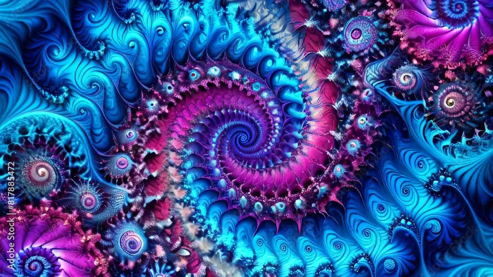 Abstract multicolored fractal background Abstract multicolored fractal background