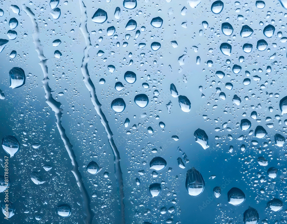 Raindrops on the glass. Raindrops on the glass.