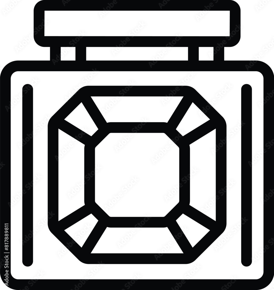 Black and white line art of an ornate, vintage perfume bottle suitable for logos or fashion designs Black and white line art of an ornate, vintage perfume bottle suitable for logos or fashion designs