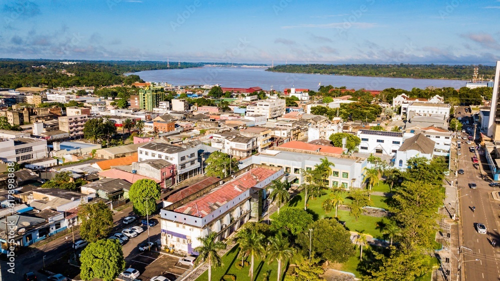 Aerial view of the historic center of Porto Velho, Rondônia Aerial view of the historic center of Porto Velho, Rondônia