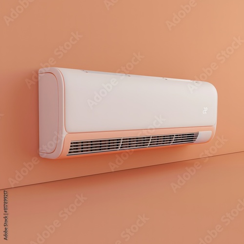 Cool Toy: 3D Render of Minimalist Air Conditioner 