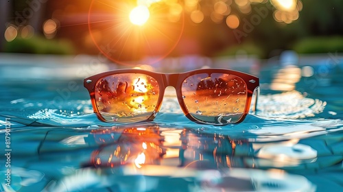 Unique Sunglasses at the Poolside Oasis