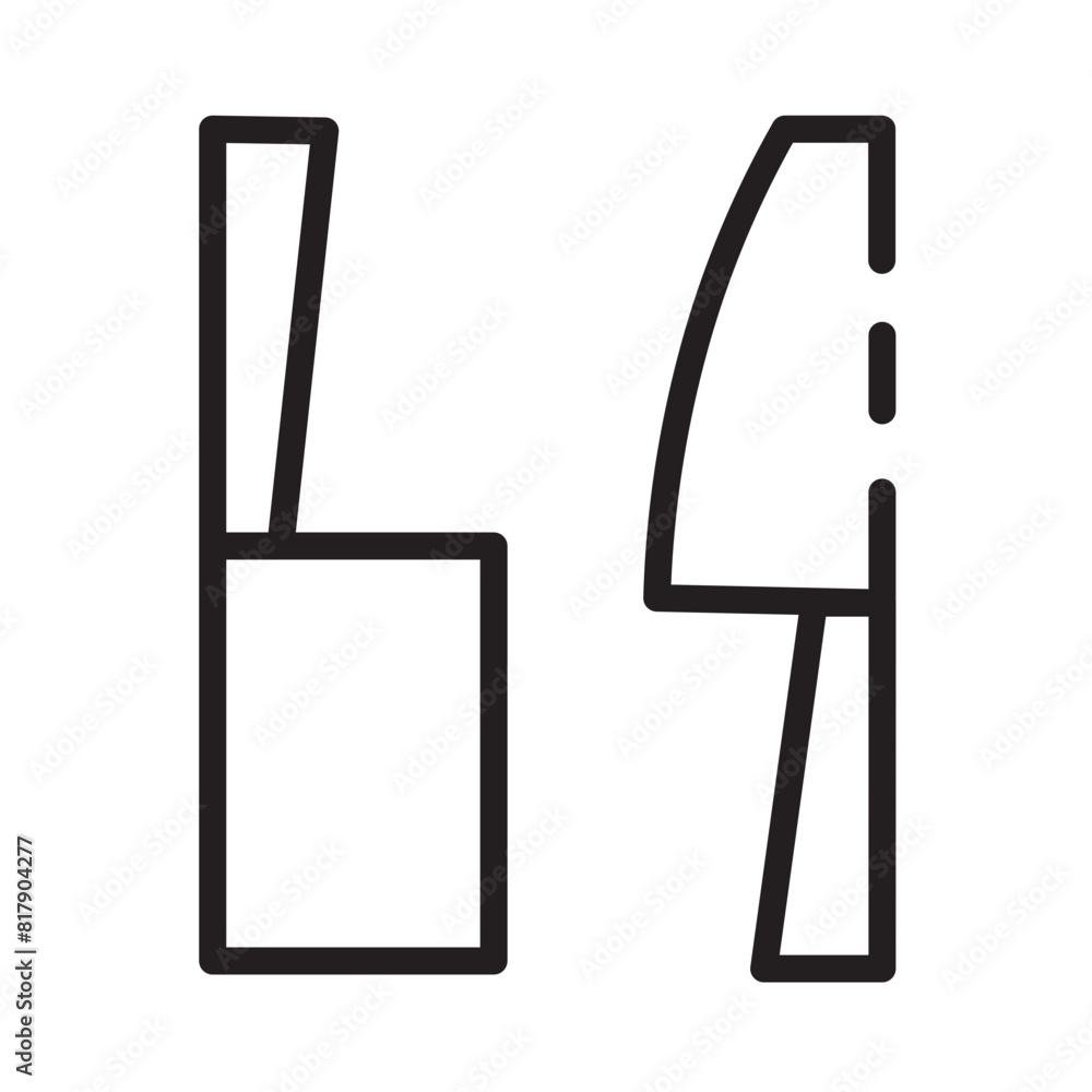 Chef Cooking Dinner Line Icon Chef Cooking Dinner Line Icon