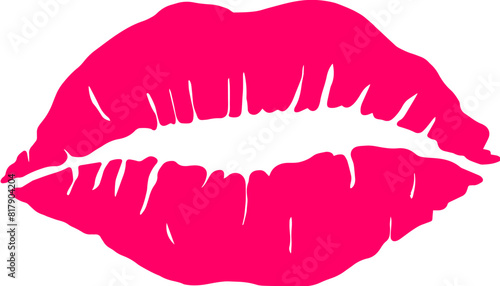 lipstick lips red pink seal, red, lips, pink, lipstick, seal, kiss,