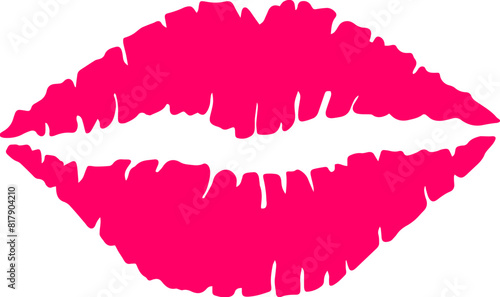 lipstick lips red pink seal, red, lips, pink, lipstick, seal, kiss,