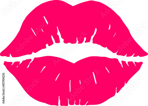 lipstick lips red pink seal, red, lips, pink, lipstick, seal, kiss,