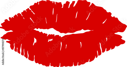 lipstick lips red pink seal, red, lips, pink, lipstick, seal, kiss,
