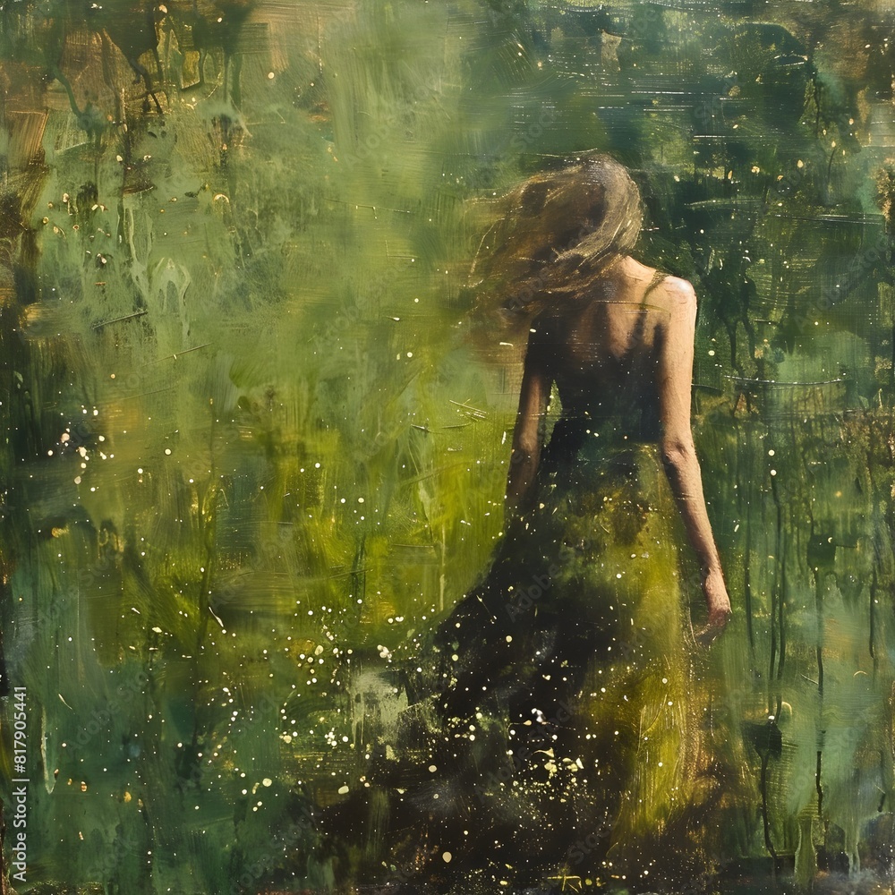 Ethereal Solitude in the Enchanted Forest A Captivating Moment of Transformation and Contemplation Ethereal Solitude in the Enchanted Forest A Captivating Moment of Transformation and Contemplation