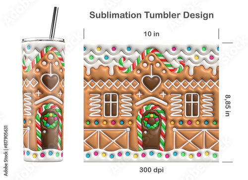 Fotografie Christmas Cookie House