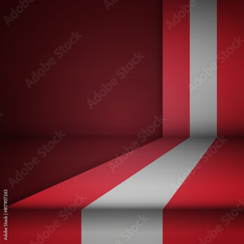 Edge background Austria graphic and label.