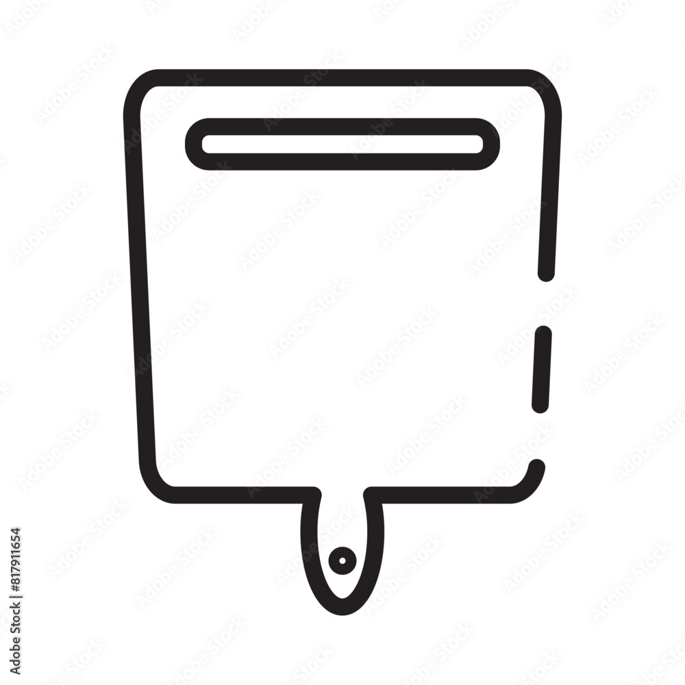Cooking Cutting Board Kitchen Line Icon Cooking Cutting Board Kitchen Line Icon