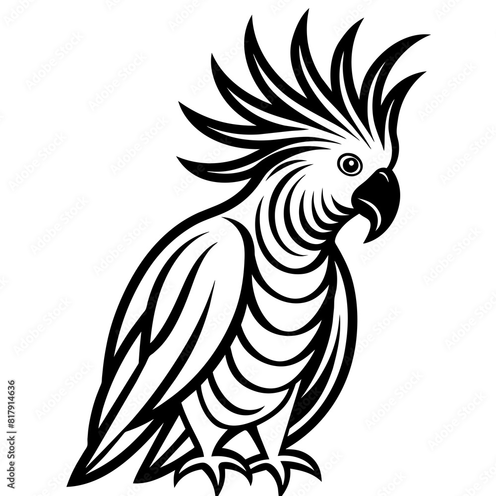 Obraz premium black and yellow macaw