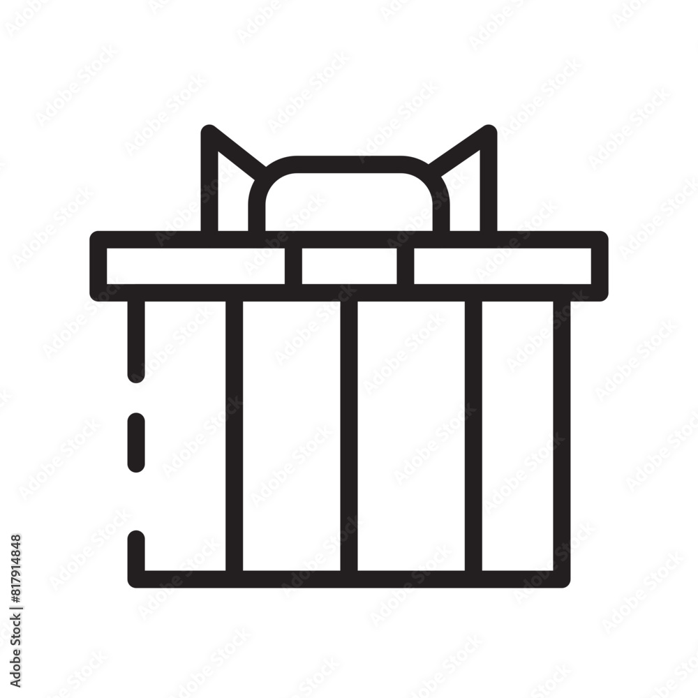 Gift Celebration Box Line Icon Gift Celebration Box Line Icon