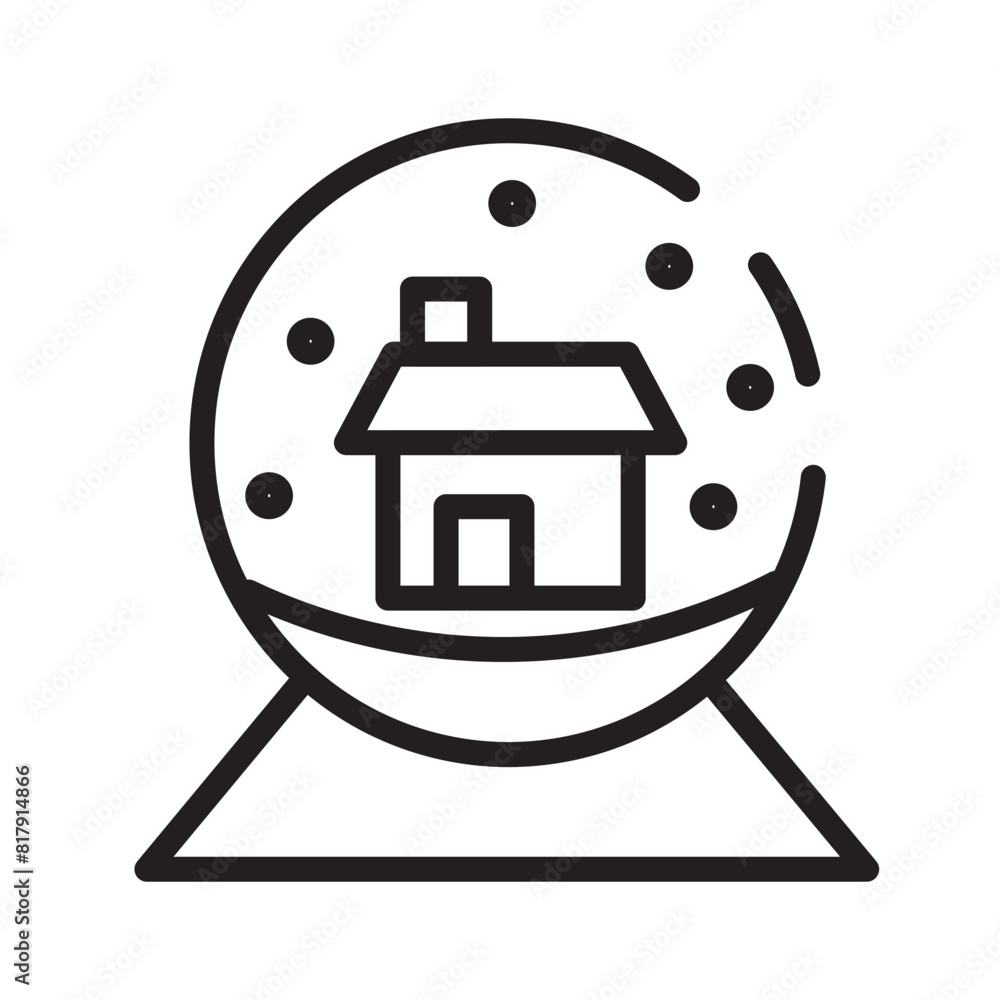 Gift Wire Xmas Line Icon Gift Wire Xmas Line Icon