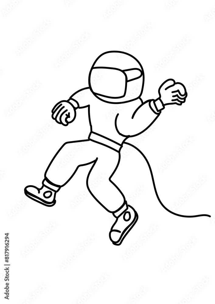 Obraz premium Astronaut