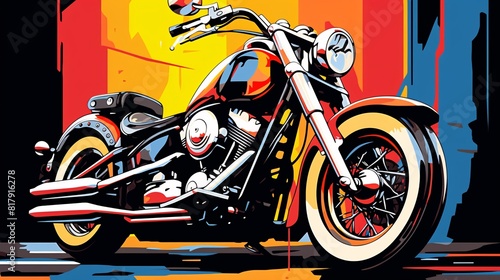 motorcycle on the street