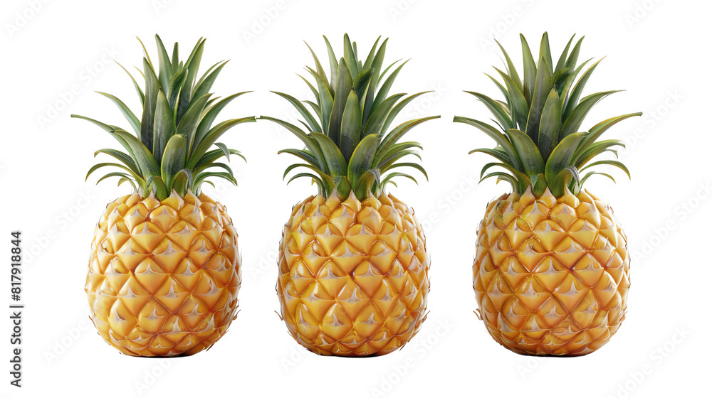 pineapple isolated on transparent background pineapple isolated on transparent background