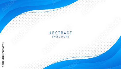 Abstract blue modern background.