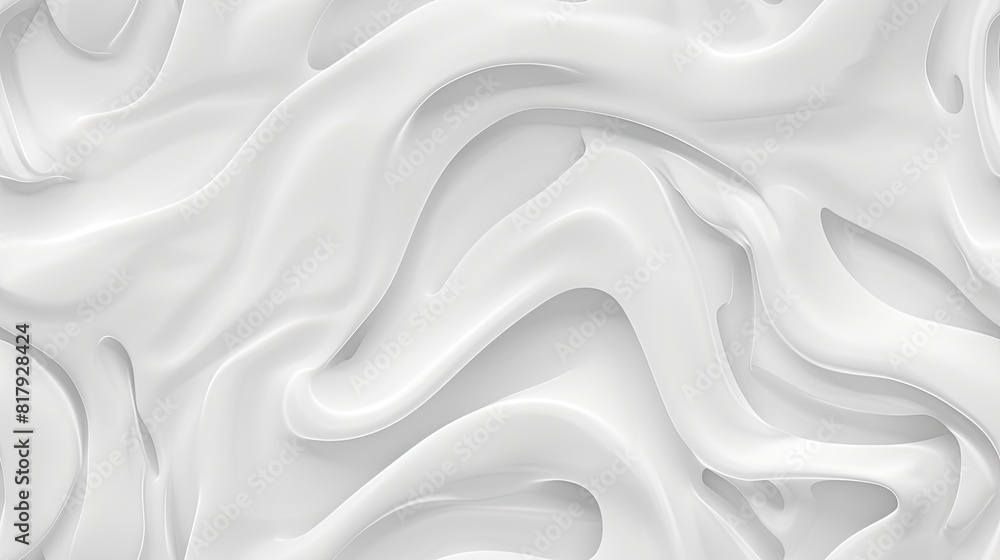 an abstract white background adorned with sleek, smooth waves, evoking a sense of modernity and innovation in design. SEAMLESS PATTERN an abstract white background adorned with sleek, smooth waves, evoking a sense of modernity and innovation in design. SEAMLESS PATTERN
