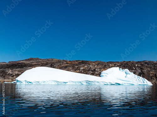 Iceberg in the Sermilik Fjord, East Greenland photo