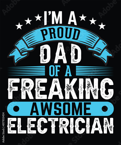 Wallpaper Mural electrician fathers day typography creative design Torontodigital.ca