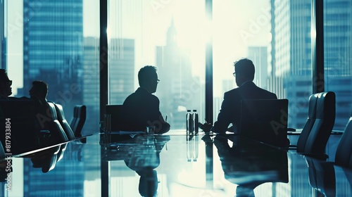 Lawyer in a Business Meeting: At a corporate meeting, a lawyer advises business leaders on legal matters, ensuring that all contracts and agreements are in compliance with the law