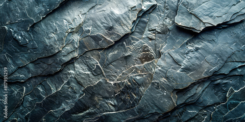 Abstract Textured Stone Background with Slate Rock Layers and Natural Patterns photo