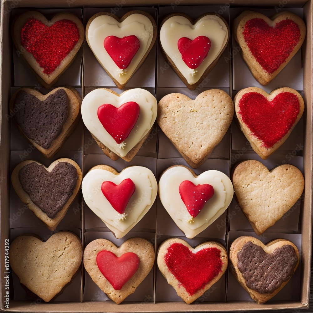 Exploring the Charm of Heart-shaped Cookie Creations