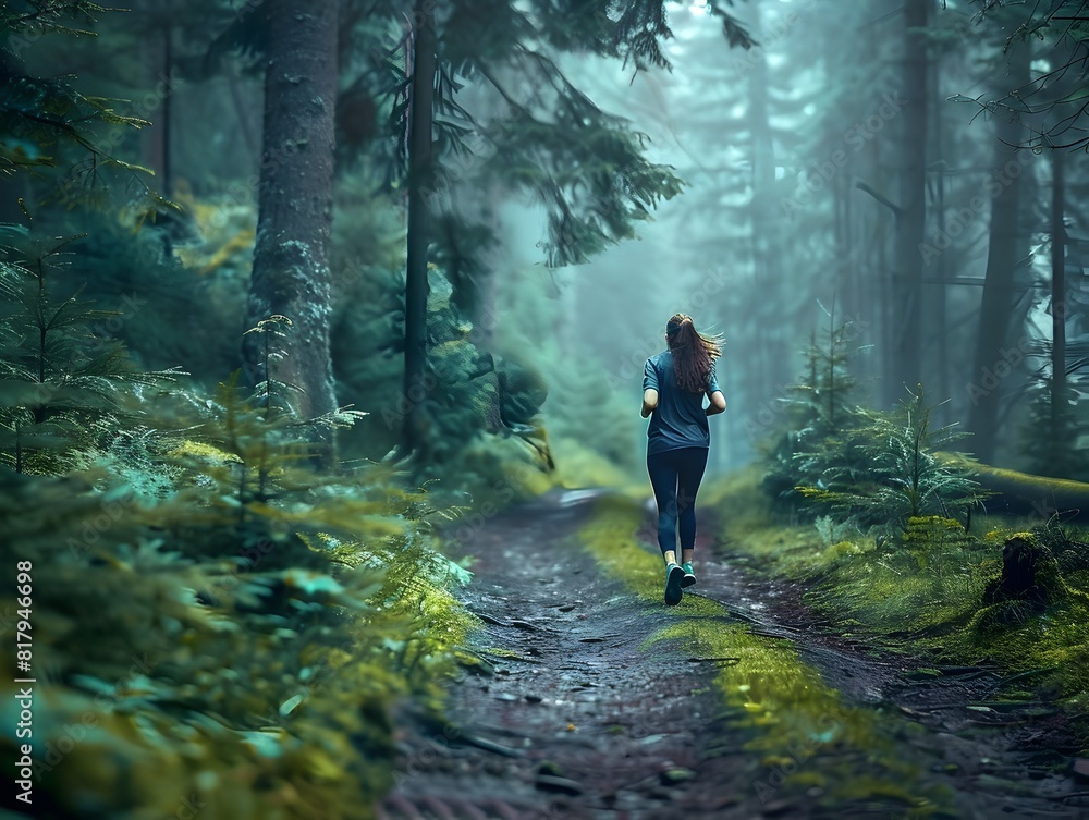 Serene Forest Trail Beckons for Meditative Outdoor Adventure Serene Forest Trail Beckons for Meditative Outdoor Adventure