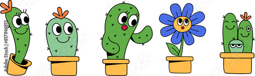 Cute Plant Character Illustration
