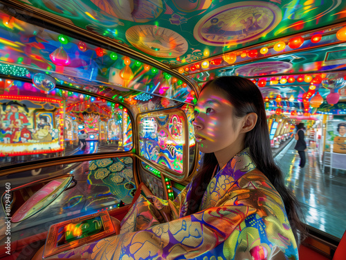 Futuristic Japan blends tra...