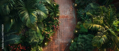 Beautiful tropical garden