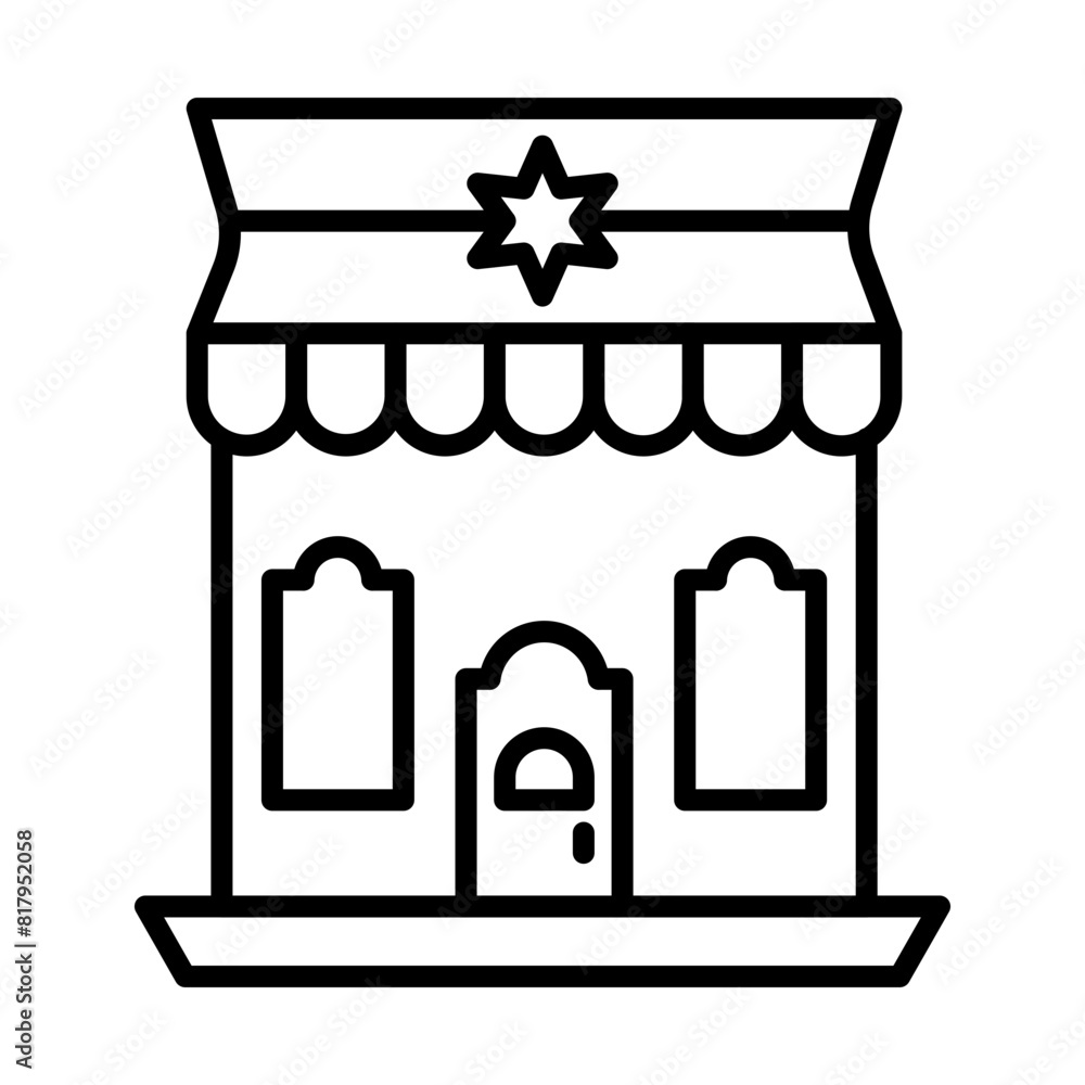 Boutique line icon Boutique line icon