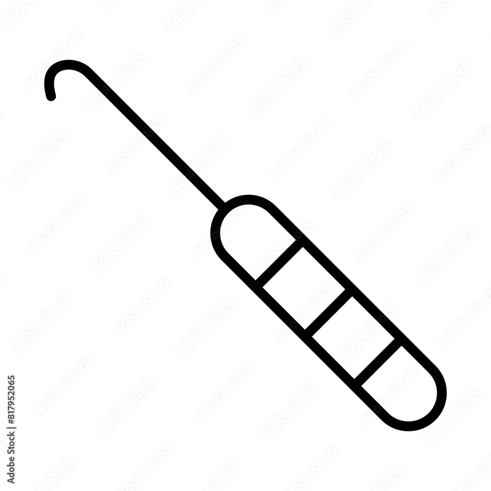 Crochet line icon Crochet line icon