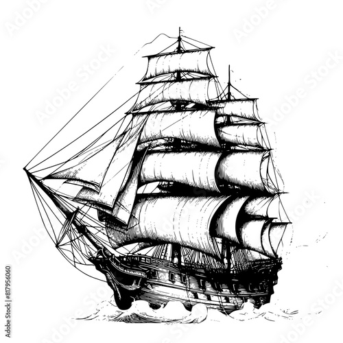 ship on the sea, viking ship joueney to valhalla