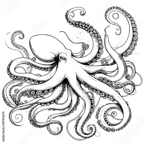 illustration of a octopus