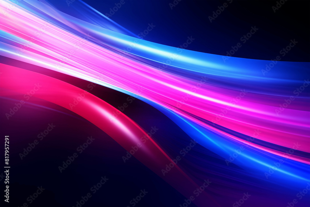 Naklejka premium Abstract background with smooth light trails