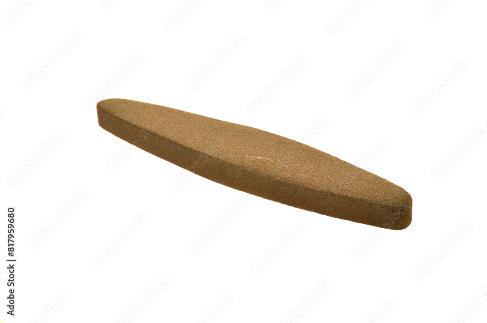Obraz premium whetstone isolated on white background