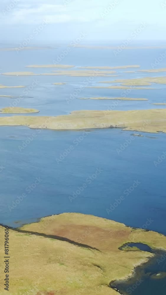 Aerial view of beautiful Iceland landscape Aerial view of beautiful Iceland landscape