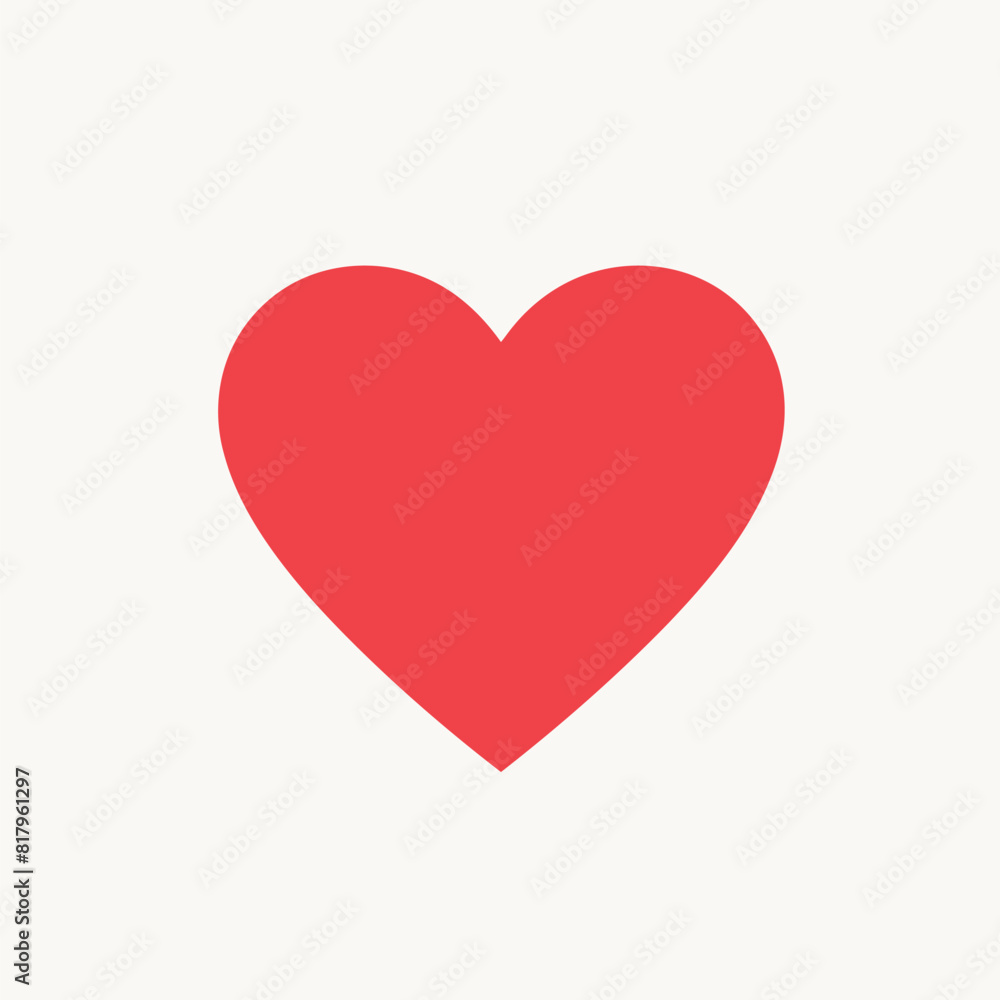 vector heart in white background vector heart in white background