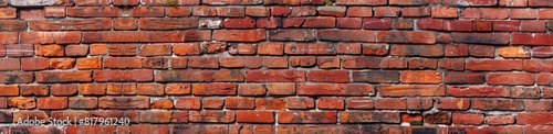 Blurry image of brick wall in Wood Art  displaying intricate brickwork pattern