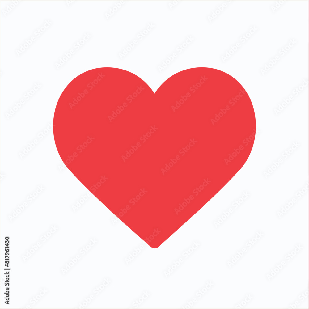 vector heart in white background vector heart in white background
