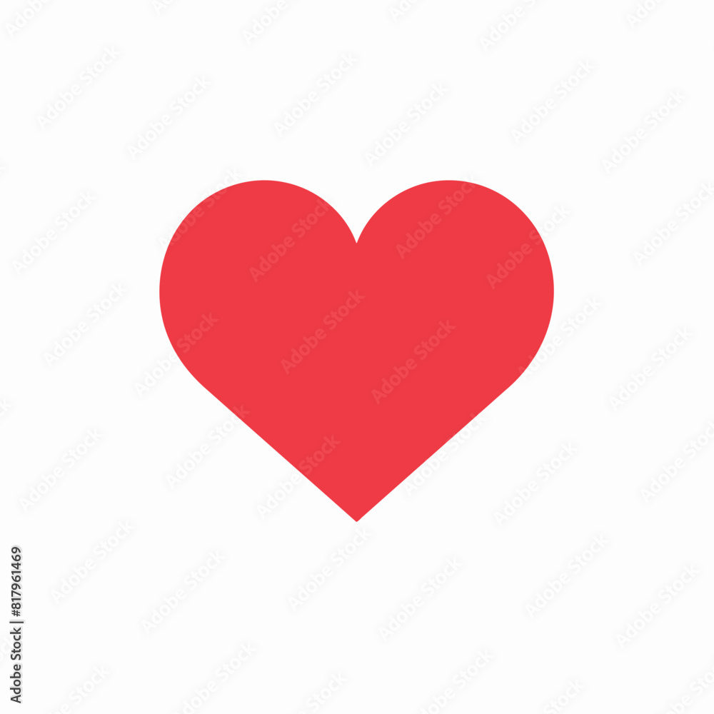 vector heart in white background vector heart in white background