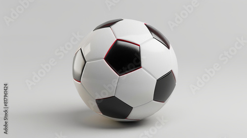 soccer ball 3D isolated --ar 16 9 Job ID  3aab9226-f4d4-4e7e-9cfd-cc484b4f61d0