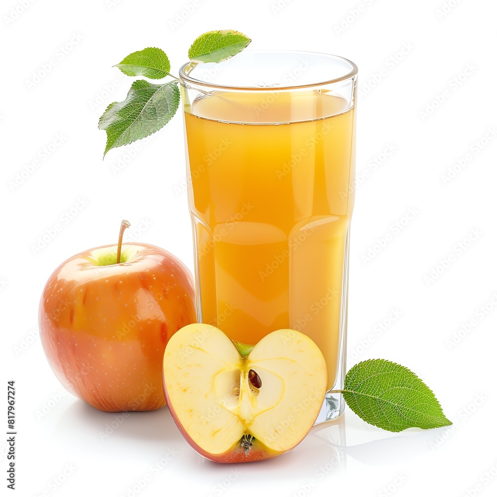 a photo of Apple juice, isolated on white background. a photo of Apple juice, isolated on white background.