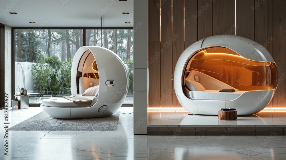 Picture of transformative robotic furniture in modern homes adjusts to needs ...