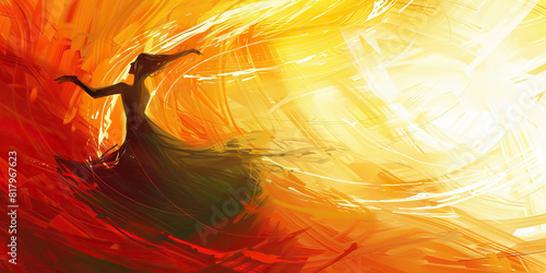 Whirl Through Eternity: A Dancer's Intimate Embrace